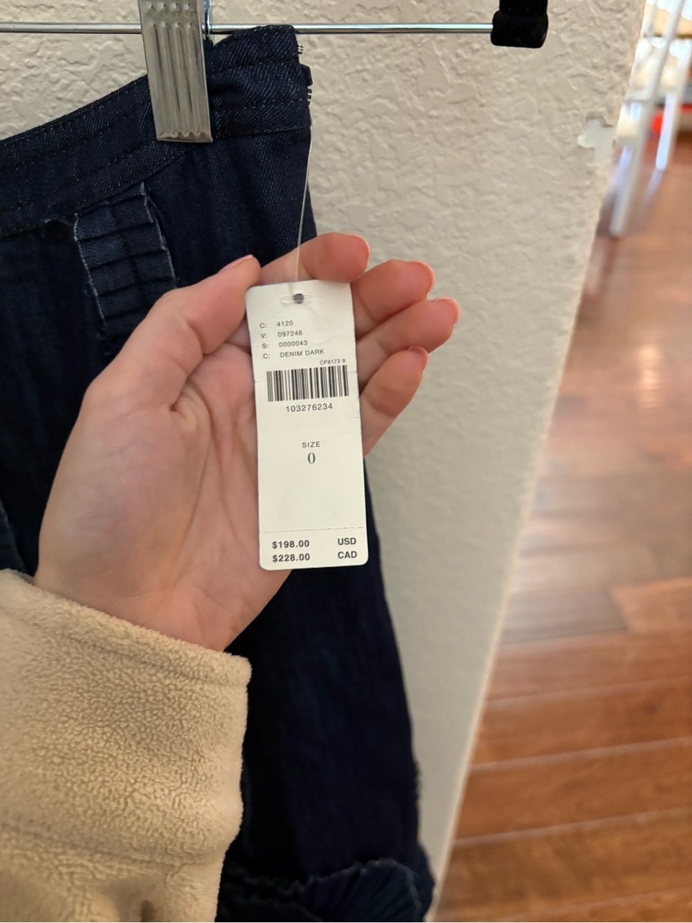 Anthropologie Pilcro Pleated Appliqué Denim Midi Skirt - Picture 5 of 8